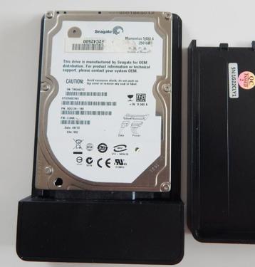 HDD EXT 250GB SEAGATE MOMENTUS 7200RPM BOITIER INATECK