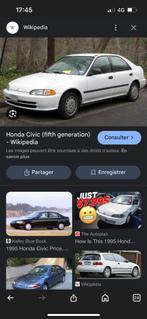 Rachete honda civic , crx , delsol etc, Auto's, Particulier, Te koop, Civic