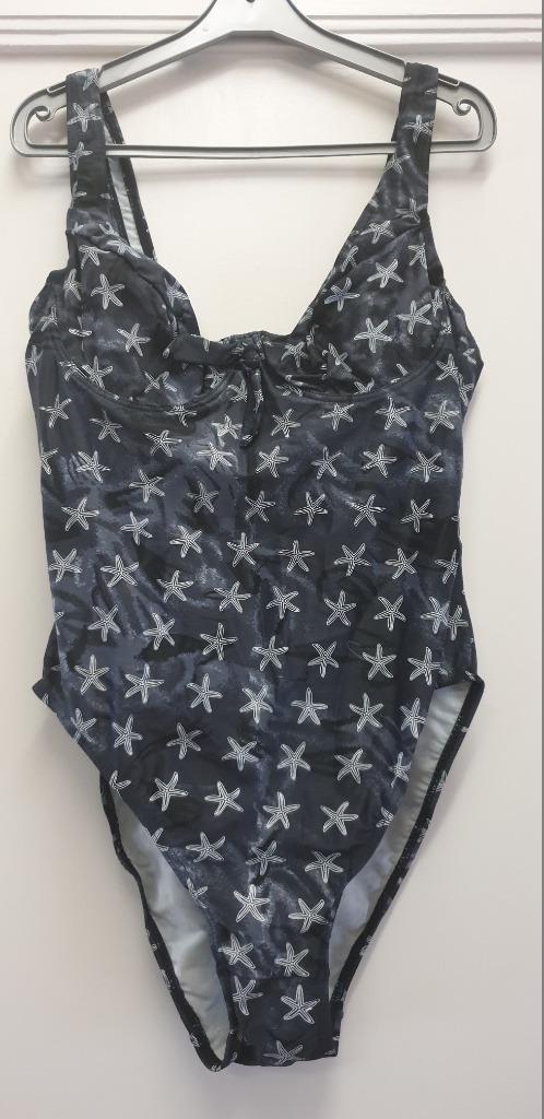 NIEUW artikel : Badpak - Maat (42) 38/40, Kleding | Dames, Badmode en Zwemkleding, Nieuw, Badpak, Grijs, Ophalen of Verzenden