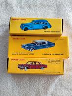 Lot nr. 24_ Dinky Atlas (3x) Packard - Lincoln - Chevrolet, Hobby & Loisirs créatifs, Voitures miniatures | 1:43, Enlèvement ou Envoi