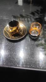 koffieset 12 delig met shotglas zo goed als nieuw, Glas of Glazen, Ophalen of Verzenden, Zo goed als nieuw, Overige stijlen