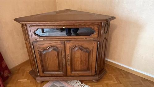 Meuble d’angle pour TV et chaîne Hi-Fi, Huis en Inrichting, Kasten |Televisiemeubels, Zo goed als nieuw, Overige houtsoorten, Ophalen