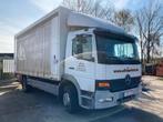 Vrachtwagen mercedes atego laadklep laadlift schuifzeil bach, Autos, Camions, Tissu, Propulsion arrière, Achat, 2 places