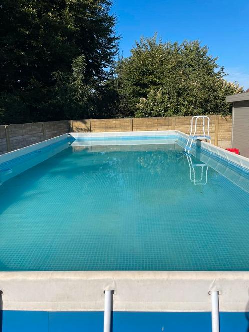 Zwembad Intex 975 x 488 x 132 cm + zandfilter en stofzuiger, Tuin en Terras, Zwembad-toebehoren, Afdekzeil, Ophalen