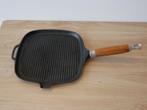 Gietijzeren grillpan, Ophalen of Verzenden, Zo goed als nieuw, Gietijzer, Koekenpan of Braadpan