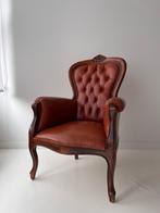 Vintage fauteuil, Huis en Inrichting, Zetels | Zetels en Chaises Longues, Ophalen, Gebruikt, Eenpersoons, Hout