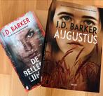 J.D. Barker 2 boeken - De beller op lijn vier + augustus, J.D. Barker, Ophalen of Verzenden, Zo goed als nieuw