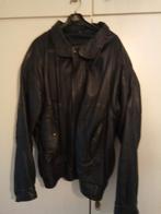 Veste en cuir noir, Zo goed als nieuw, Maat 52/54 (L), Zwart
