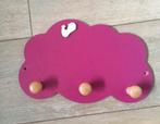 Fushsia houten kapstok voor kinderkamer, Kinderen en Baby's, Ophalen of Verzenden, Zo goed als nieuw, Kapstokje