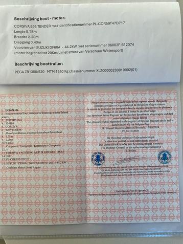 Boot Corsiva inclusief geremde trailer, Watersport en Boten, Motorboten en Motorjachten, Ophalen, Binnenboordmotor, Zo goed als nieuw