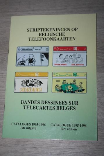 Catalogus Stripfiguren op Belgische Telefoonkaarten 1996 beschikbaar voor biedingen