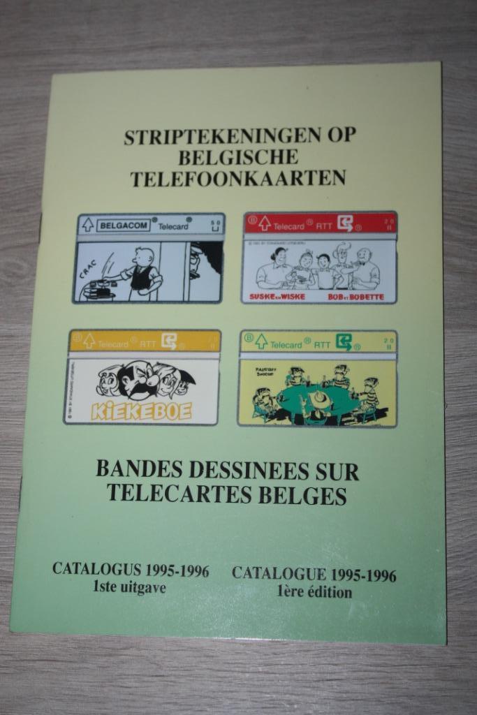 Catalogus Stripfiguren op Belgische Telefoonkaarten 1996, Verzamelen, Telefoonkaarten, Ophalen of Verzenden