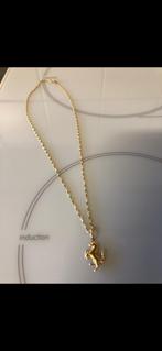 Ferrari Paartje Zeldzaam + ketting 18karaat Goud, Bijoux, Sacs & Beauté, Colliers, Enlèvement, Comme neuf, Or