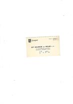 Carte de visite commerciale, Ophalen of Verzenden, Gebruikt