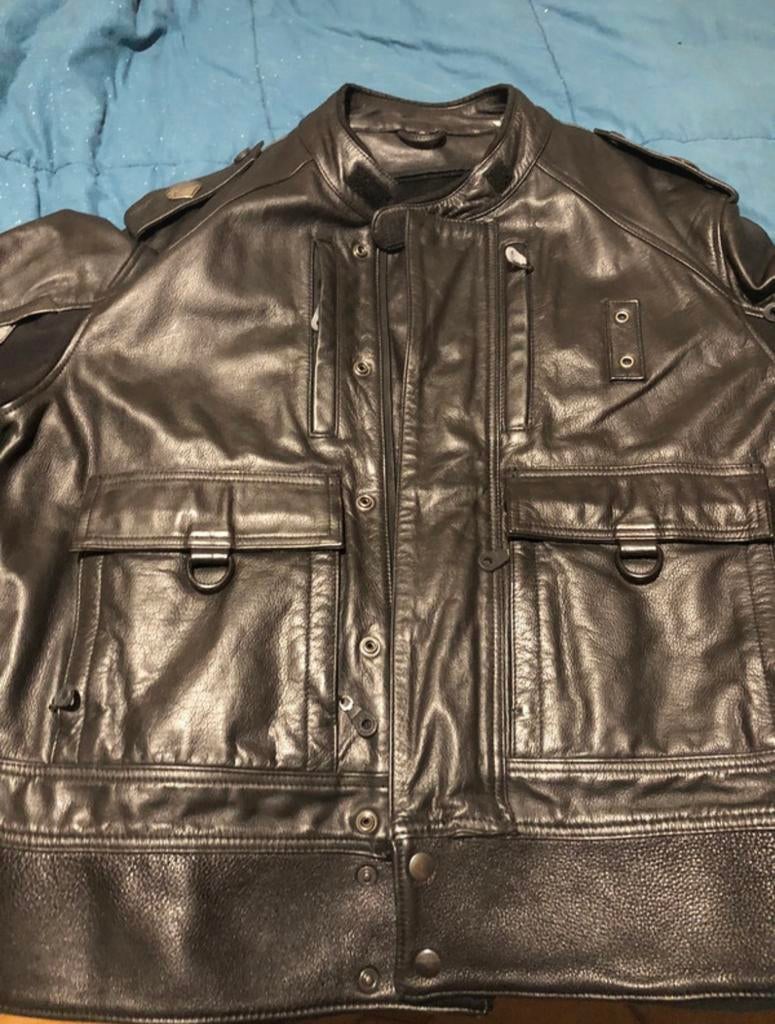Harley-Davidson XL leren jas (VS), Ophalen of Verzenden, Gedragen, Maat 56/58 (XL), Zwart