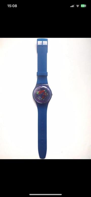 Swatch unisex polshorloge analoog plastic SUON101 beschikbaar voor biedingen