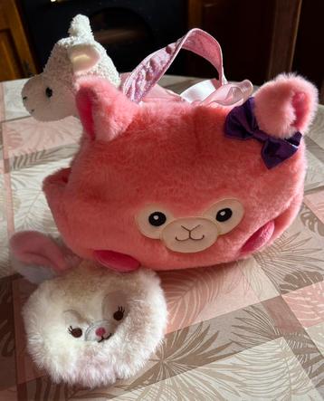 Draagtasje+alpaca knuffel+portemoneetje., Enlèvement ou Envoi, Comme neuf, Autres types