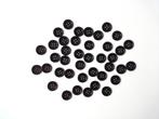 Lot de 40 boutons à coudre noirs 15 mm neufs, Ophalen of Verzenden, Nieuw, Knoop of Knopen
