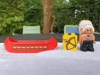 Duplo opperhoofd indiaan in kano - vintage, Kinderen en Baby's, Ophalen of Verzenden, Duplo
