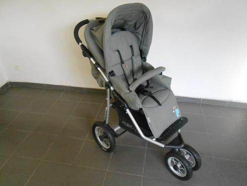 Pericles Evolution Pongo Olive met Accessoires, Kinderen en Baby's, Kinderwagens en Combinaties, Zo goed als nieuw, Combiwagen