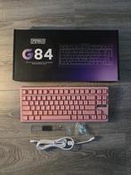 Gamingkeyboard Roze - Epomaker G84, Ophalen, Epomaker, Gaming toetsenbord, Zo goed als nieuw
