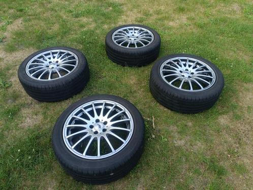 AEZ velgen zgan banden 225/45/17 Golf4 Leon Ibia A3 Fabia, Auto-onderdelen, Ophanging en Onderstel, Audi, Volkswagen, Skoda, Gebruikt