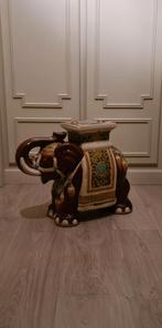 VINTAGE BOHO OLIFANT - KERAMIEK - PLANTENTAFEL, Ophalen
