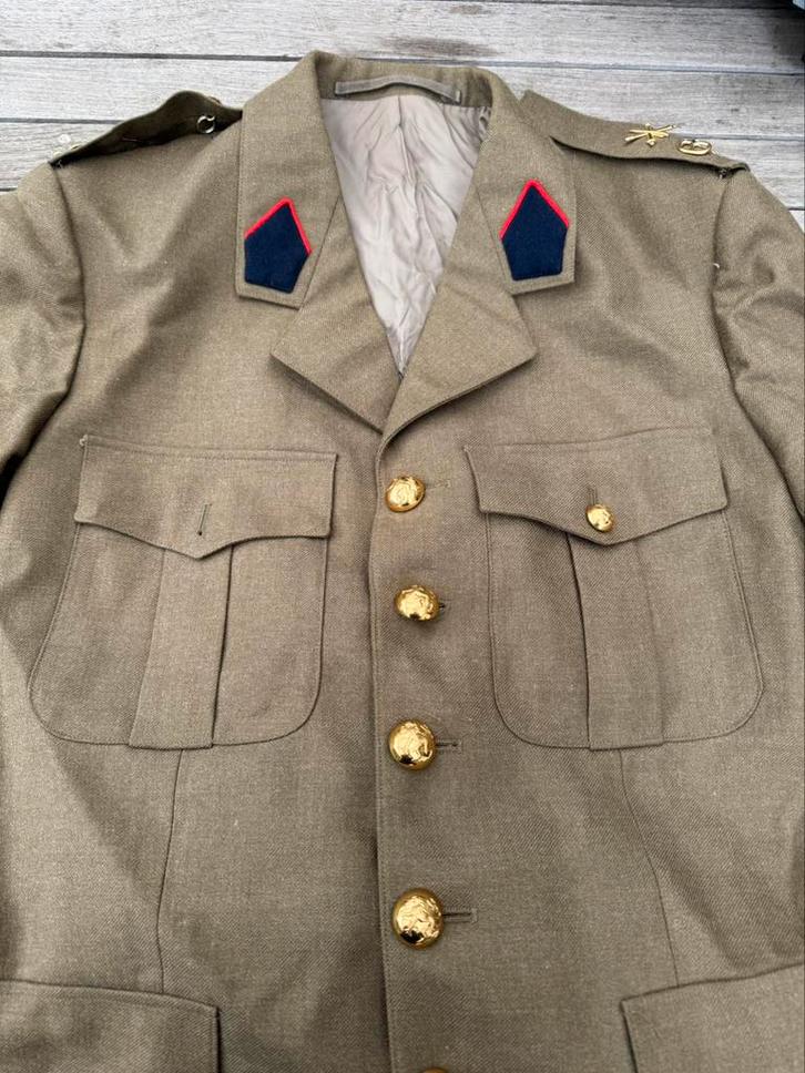 ABL luchtdoel artillerie vest en broek jaren 70, Verzamelen, Militaria | Algemeen, Landmacht, Kleding of Schoenen, Ophalen of Verzenden