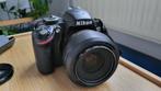Nikon D3200 + AF-S Nikkor 35mm 1:1.8 G Prime Lens + Statief, Spiegelreflex, 24 Megapixel, Zo goed als nieuw, Nikon