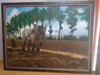 Schilderij paard en boer, Ophalen