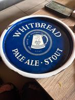 Emaille plateau whitbread pale ale, Verzamelen, Biermerken, Ophalen, Gebruikt, Reclamebord, Plaat of Schild, Overige merken