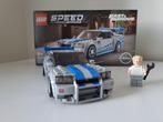 Lego. 76917 Speed Nissan Skyline GT-R 2 Fast 2 Furious, Ophalen of Verzenden, Zo goed als nieuw, Complete set, Lego