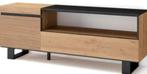 Meuble TV chêne neuf à monter 150x35x57 au design industriel, 150 tot 200 cm, Eikenhout, Nieuw, Ophalen of Verzenden