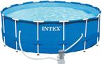 Intex zwembad metal frame 457 x 122, 300 cm of meer, 400 cm of meer, Rond, Gebruikt