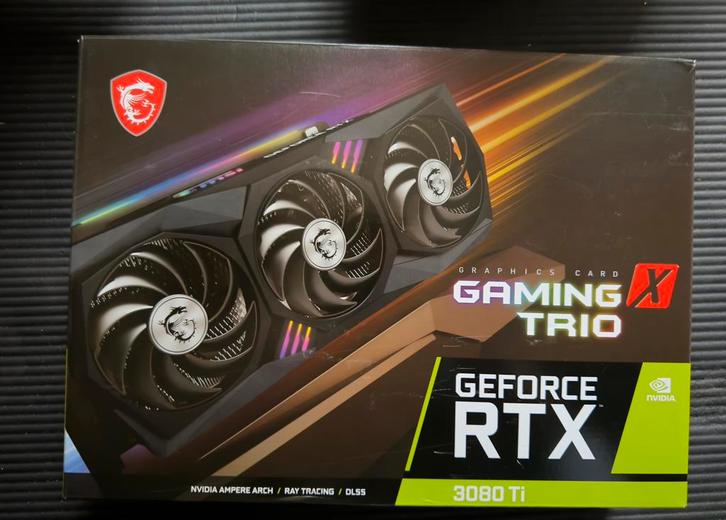Rtx 3080 ti trio 12 GB, Computers en Software, Videokaarten, Zo goed als nieuw, Nvidia, Tv-Out, HDMI, DisplayPort, DVI, VGA, Ophalen