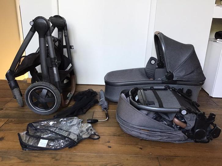 Kinderwagen MaxiCosi Andorra 2 in 1 + voetenzak, Enfants & Bébés, Poussettes & Combinaisons, Utilisé, Poussette, Maxi-Cosi, Avec nacelle