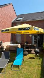 Grand parasol ricard 3m20 sur 3m20, Ophalen, Gebruikt