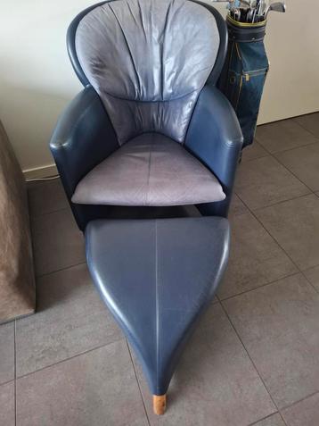 Leolux Excalibur avec hocker et set de golf., Enlèvement, Comme neuf, Cuir