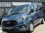 Ford Transit Custom 2.0 TDCi L2H1 9PLACES/ NAVIGATION/ GARAN, Auto's, Ford, Voorwielaandrijving, Stof, Gebruikt, Blauw