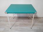 vintage 50 - 60 metalen opklap tafel design SOUPLEX, Antiek en Kunst, Ophalen of Verzenden