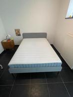 Ikea Bed 140x200, Stof, 140 cm, Wit, Zo goed als nieuw