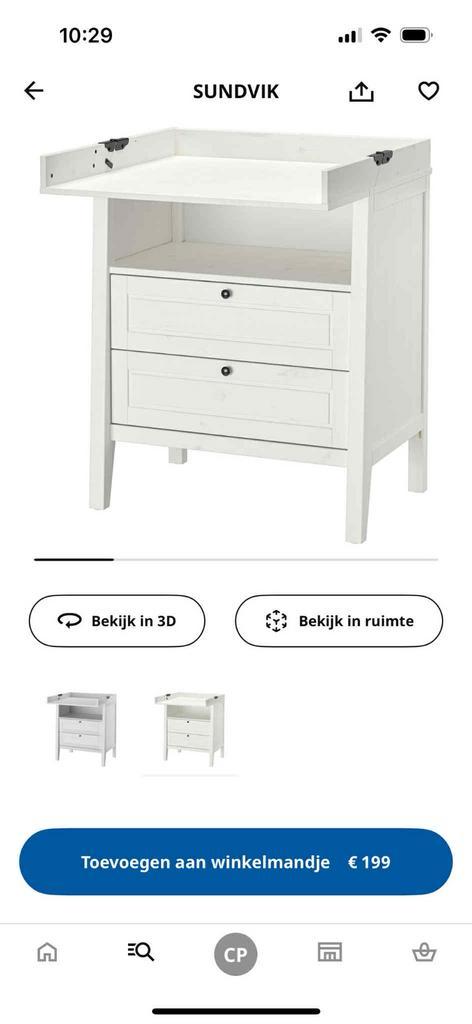 Verzorgingtafel/ kast, Kinderen en Baby's, Kinderkamer | Commodes en Kasten, Gebruikt, Kast, Ophalen