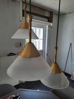 lamp met 3 lichtpunten LED, Ophalen of Verzenden, Zo goed als nieuw, Glas, Modern