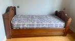 Antiek eiken bed (zonder matras), Gebruikt, Ophalen