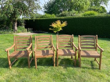 Teakhouten tuinstoelen  beschikbaar voor biedingen
