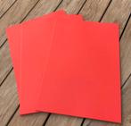 KNUTSELPAPIER A4 KORAALROOD 120 GRAM 100 vel, Enlèvement ou Envoi, Neuf