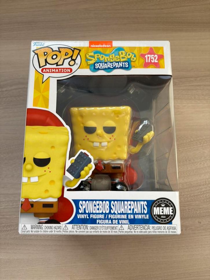 Funko Pop ! SpongeBob SquarePants #1752 — Heads Out Meme, Collections, Jouets miniatures, Comme neuf, Enlèvement ou Envoi