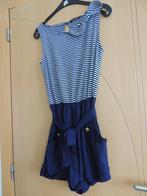 jumpsuit short taille Tu, Kleding | Dames, Jumpsuits, Blauw, Miss Loona, Ophalen of Verzenden, Zo goed als nieuw