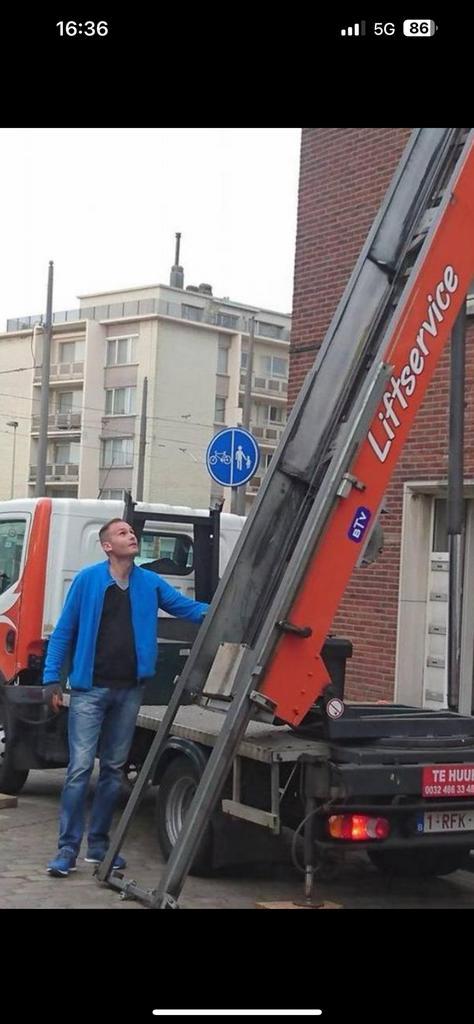 Ladderlift & verhuislift  vanaf 60 €, Doe-het-zelf en Bouw, Ladders en Trappen, Zo goed als nieuw, Ophalen of Verzenden