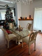 Table Salle à manger complète, Enlèvement, Comme neuf, Ancien chic/luxe, 4 à 6 chaises